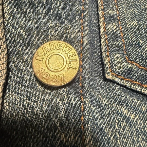 Madewell Blue Denim Vest - Picture 4 of 6